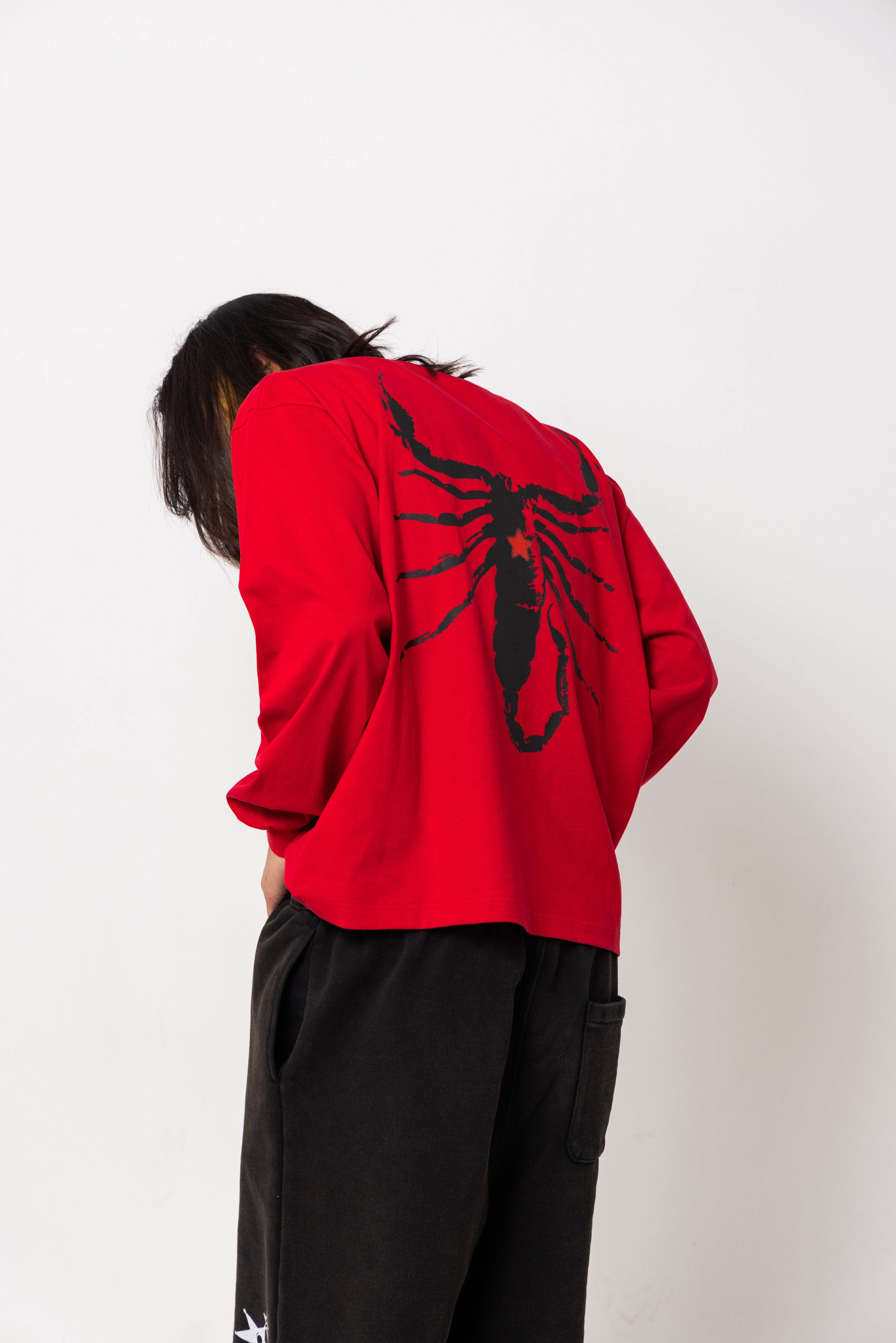 scorpion logo long sleeve tee