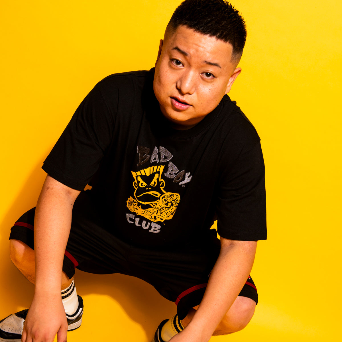 BARK AT THE MOON x BADBOY TATTOO LOGO TEE