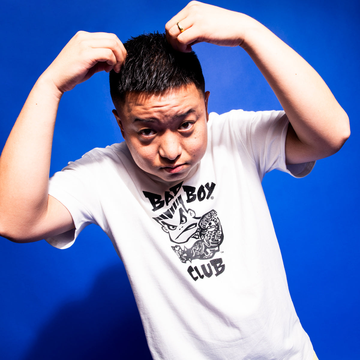 BARK AT THE MOON x BADBOY TATTOO LOGO TEE