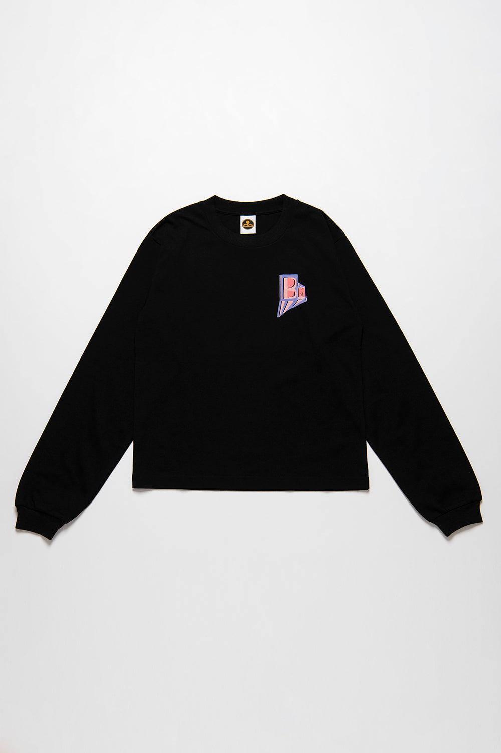 BM block logo long sleeve tee