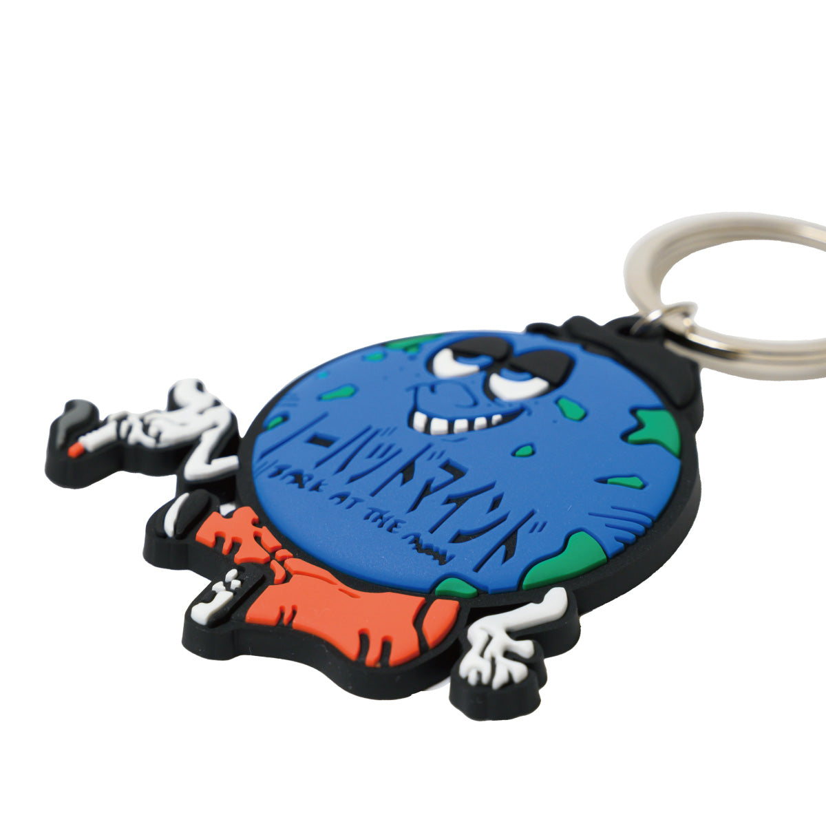 NO BAD MIND character rubber keychain