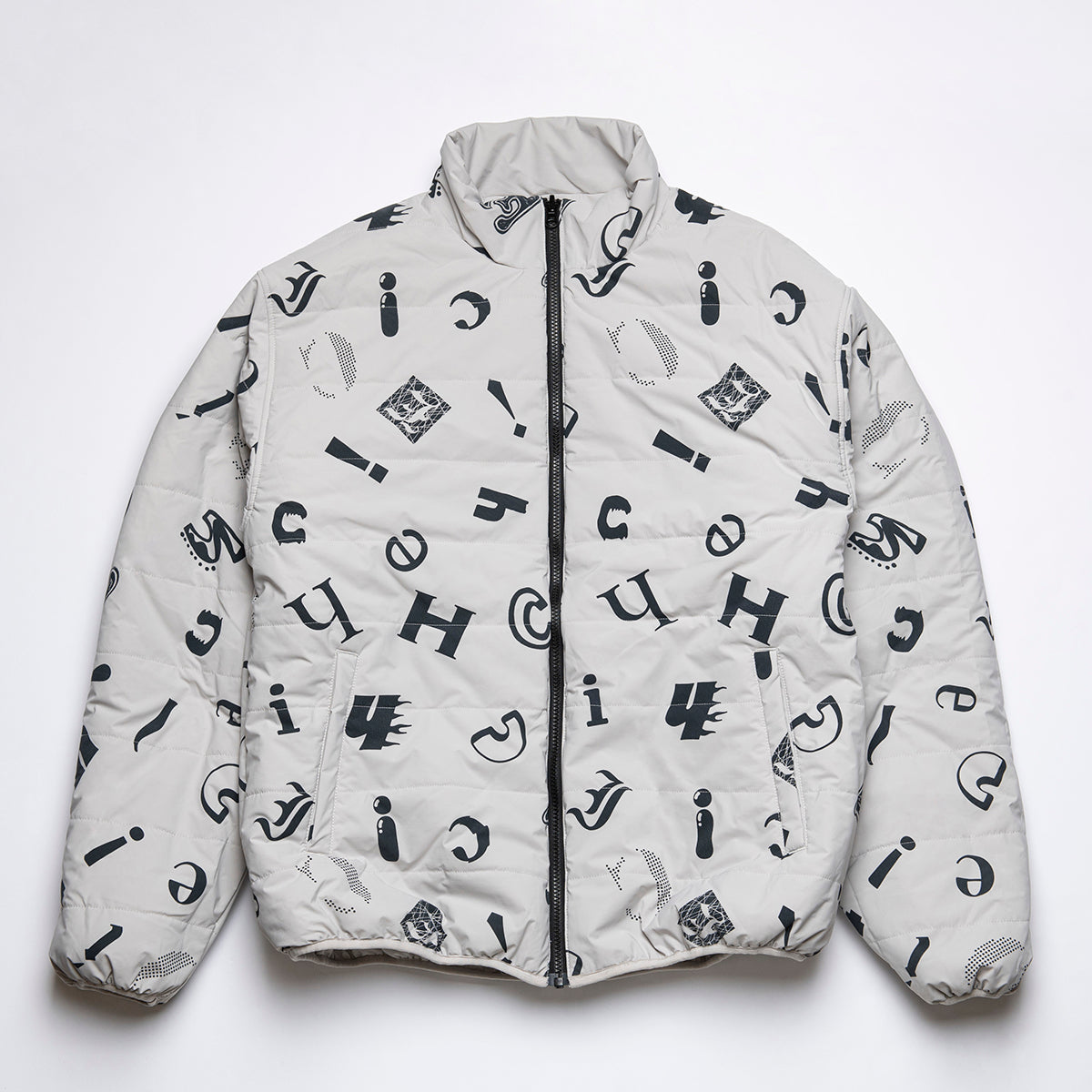 Cheii! logo reversible warm jacket