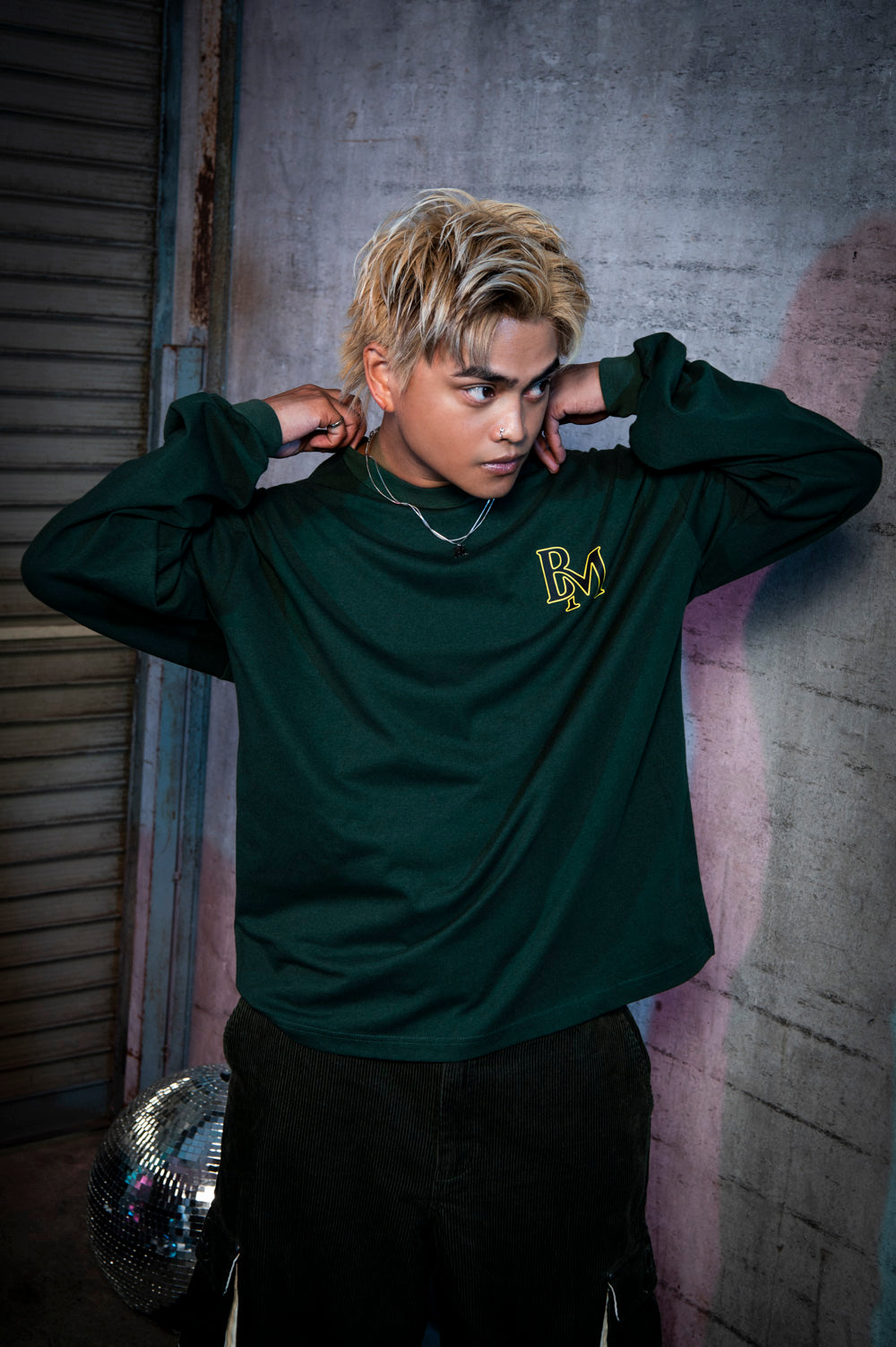 BM logo long sleeve tee