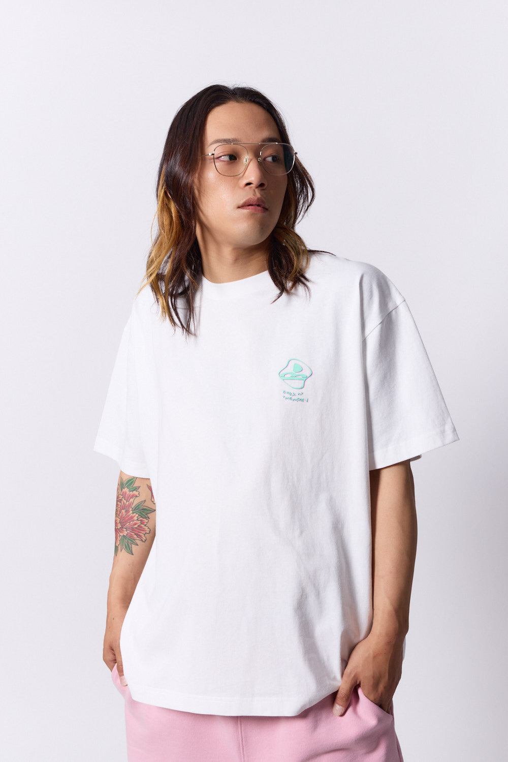 BM logo distortion T-shirt