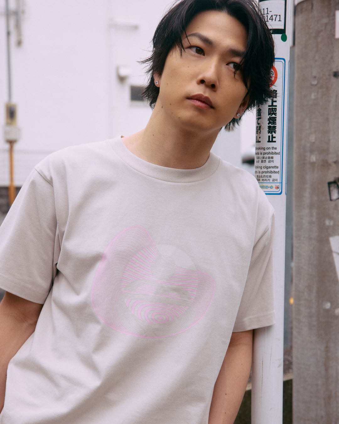 wave logo T-shirt
