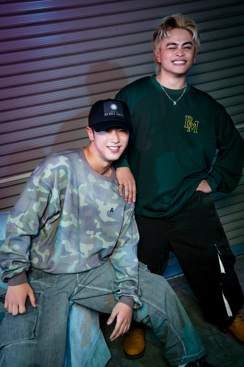BM logo long sleeve tee