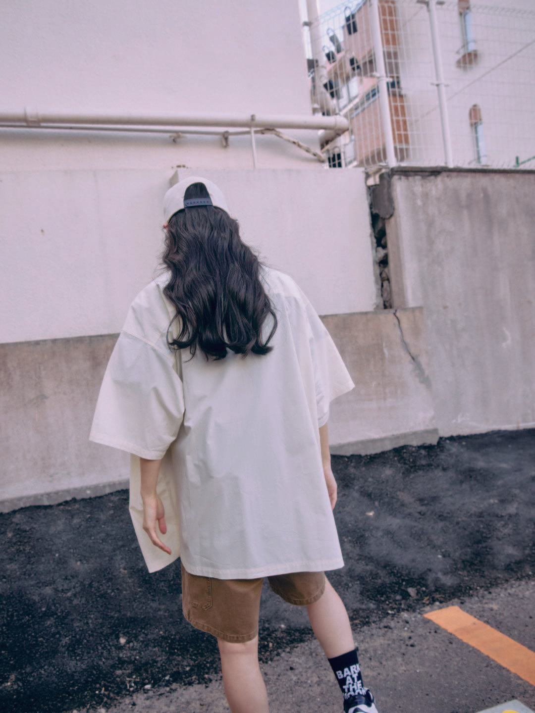 arrest open collar shirt