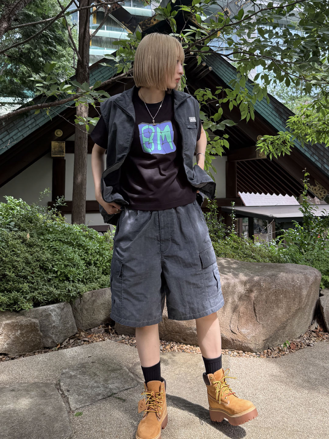 BM block T-shirt