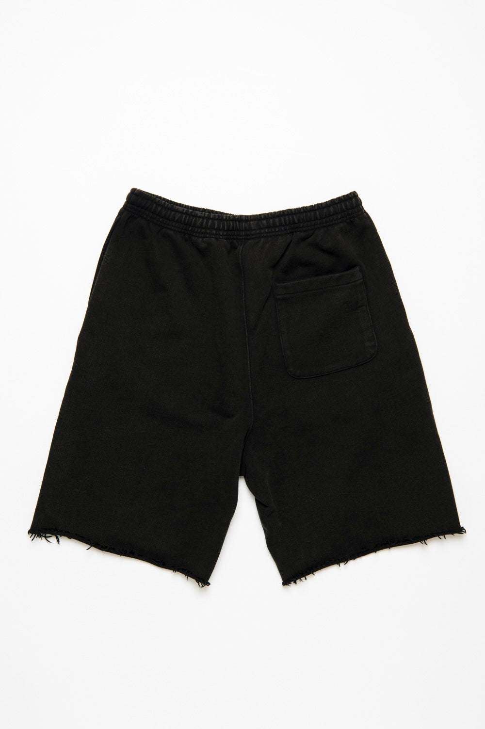 Powder processed sweat half pants