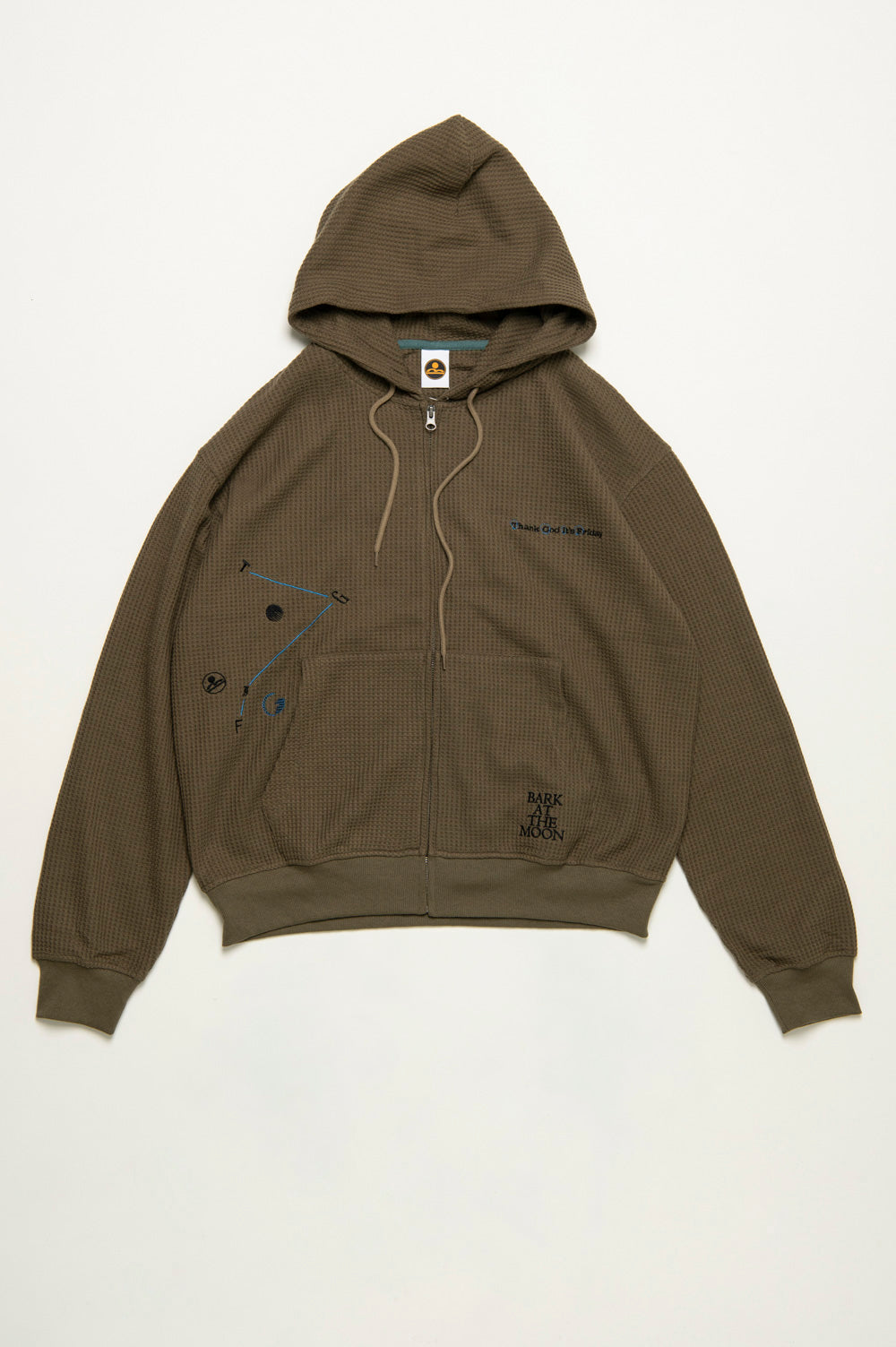 THANK GOD IT'S FRIDAY ZIP HOODIE
