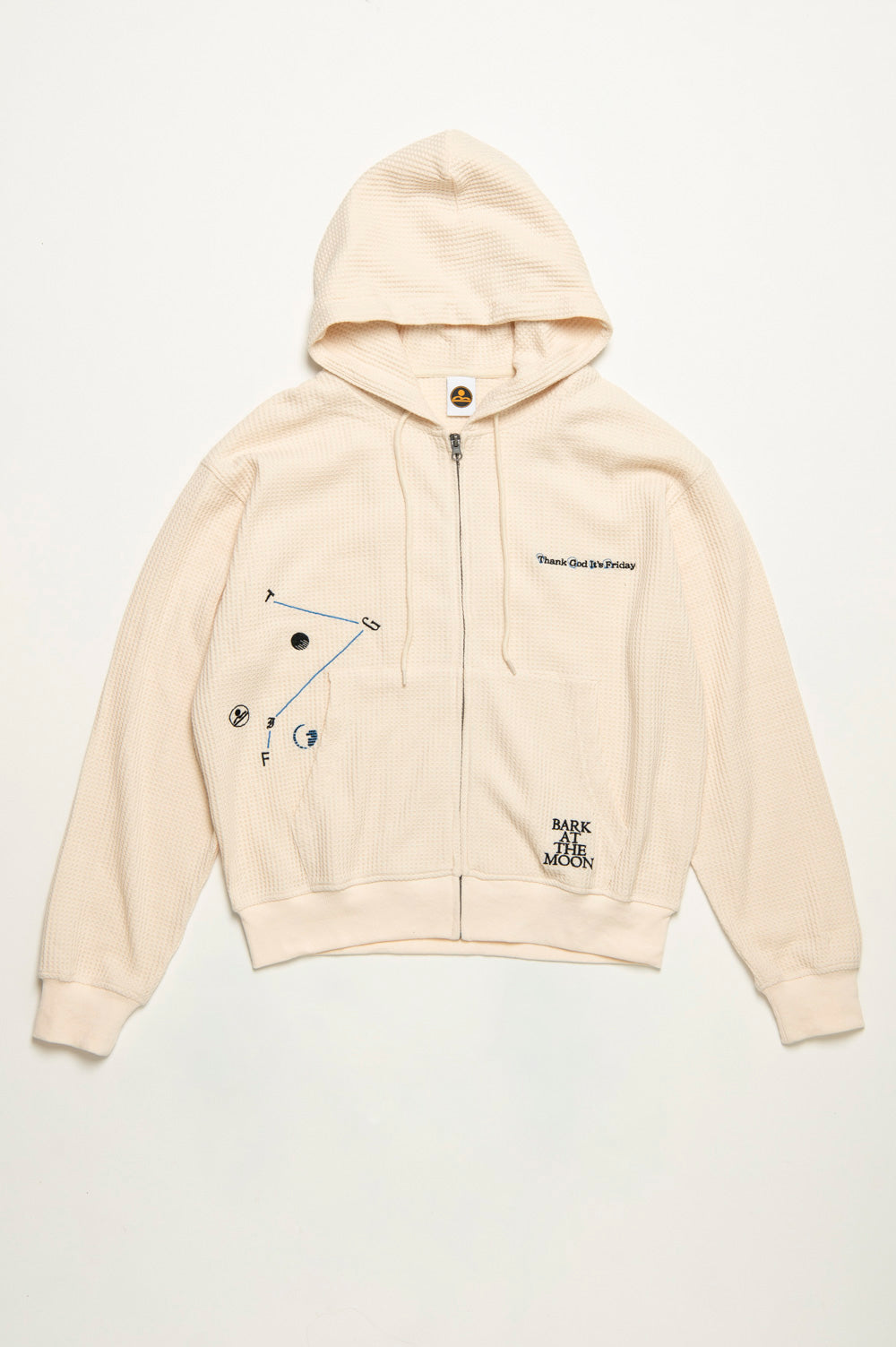 THANK GOD IT'S FRIDAY ZIP HOODIE