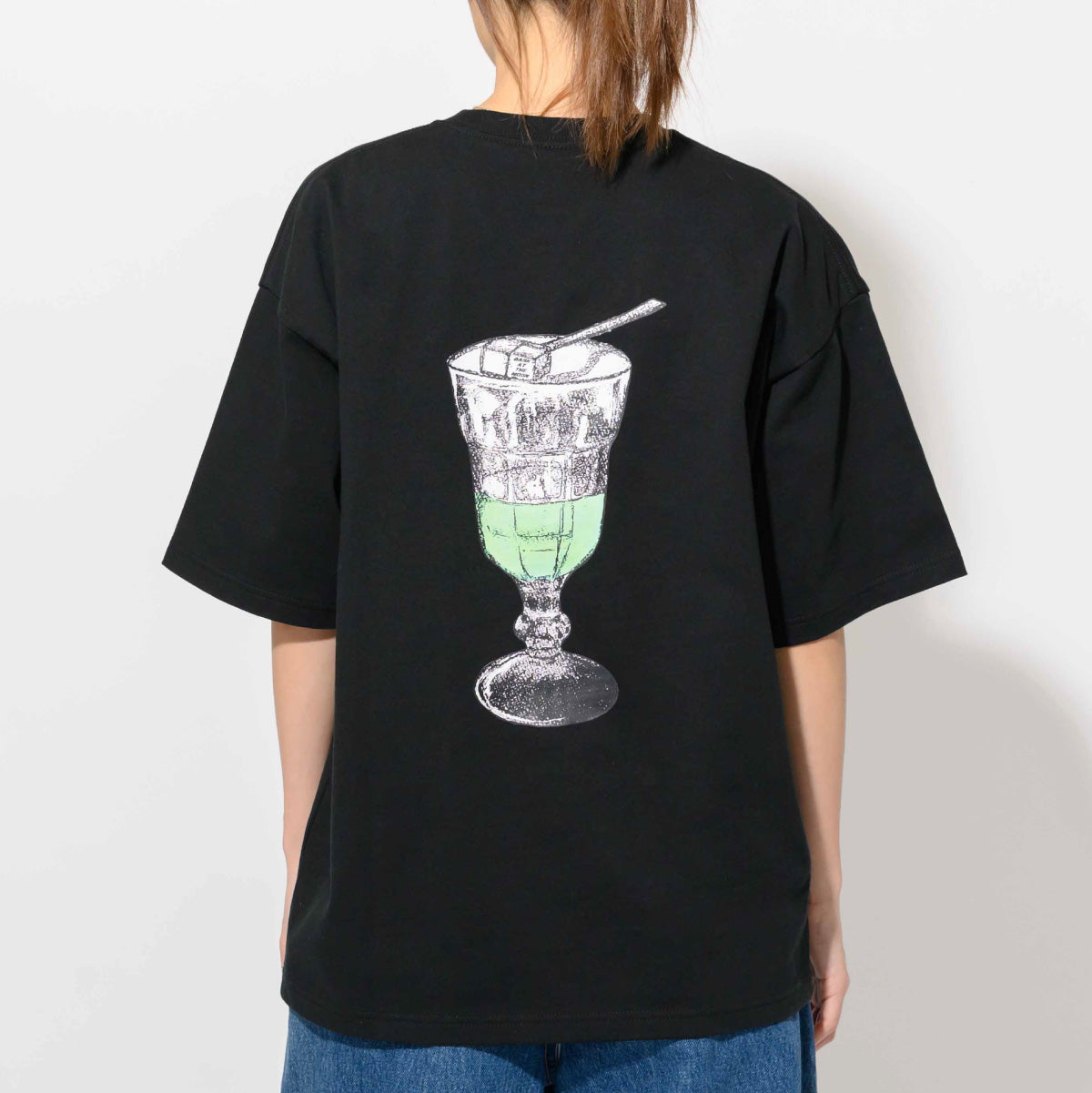 absinthe glass_T-shirt