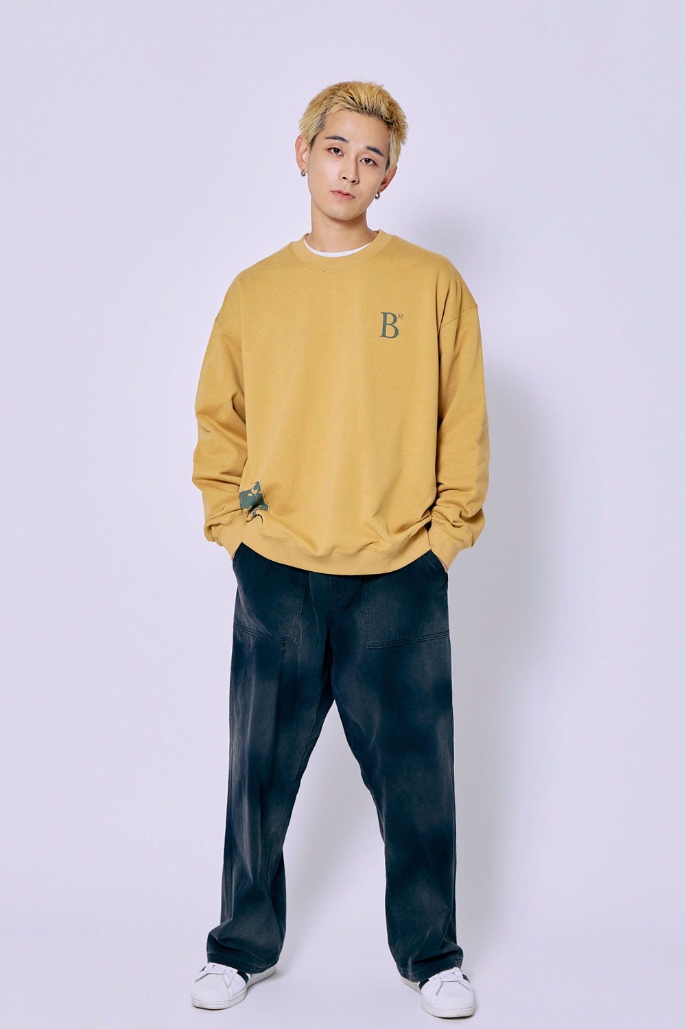<予約>DOG TWO TONE PULLOVER