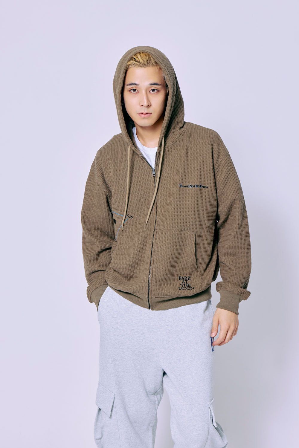 THANK GOD IT'S FRIDAY ZIP HOODIE