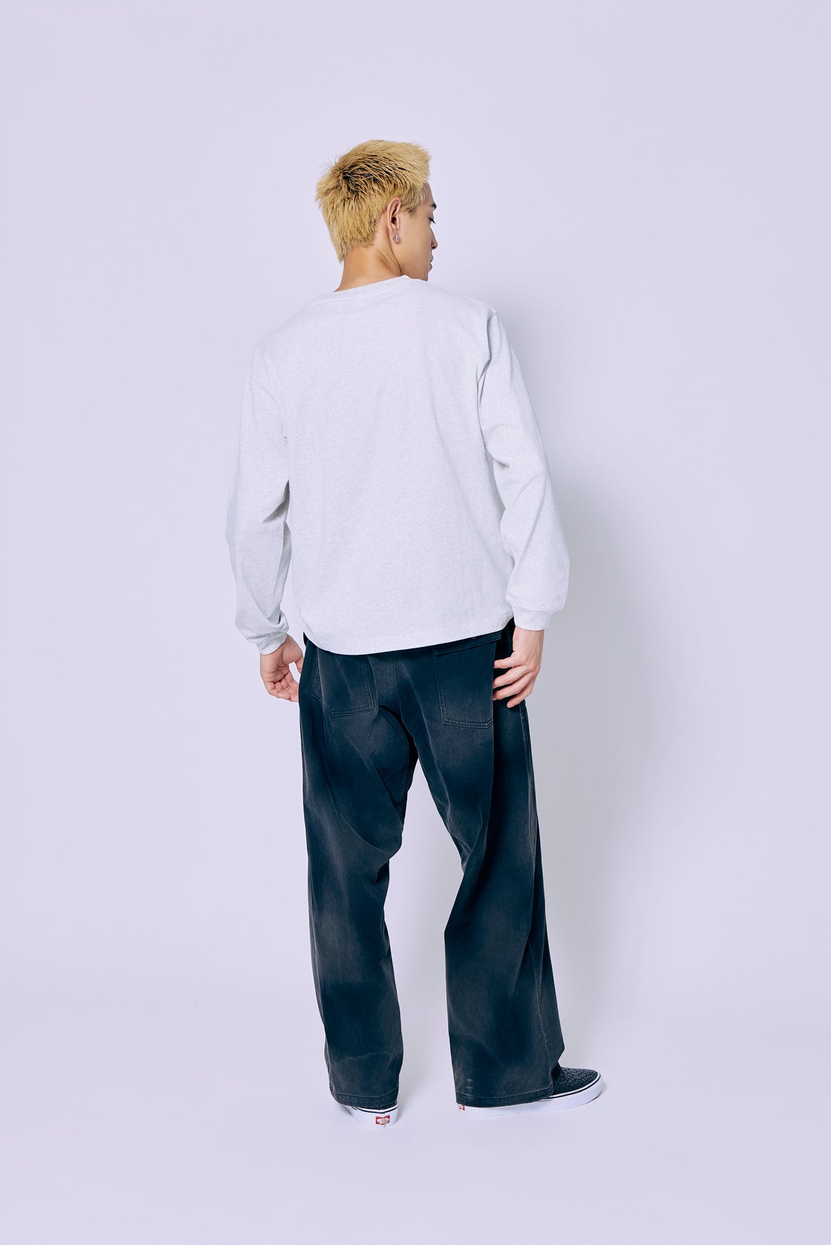SQUARE BM LOGO L/S TEE