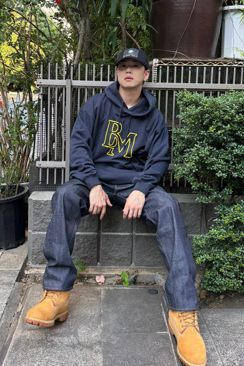 BM logo hoodie
