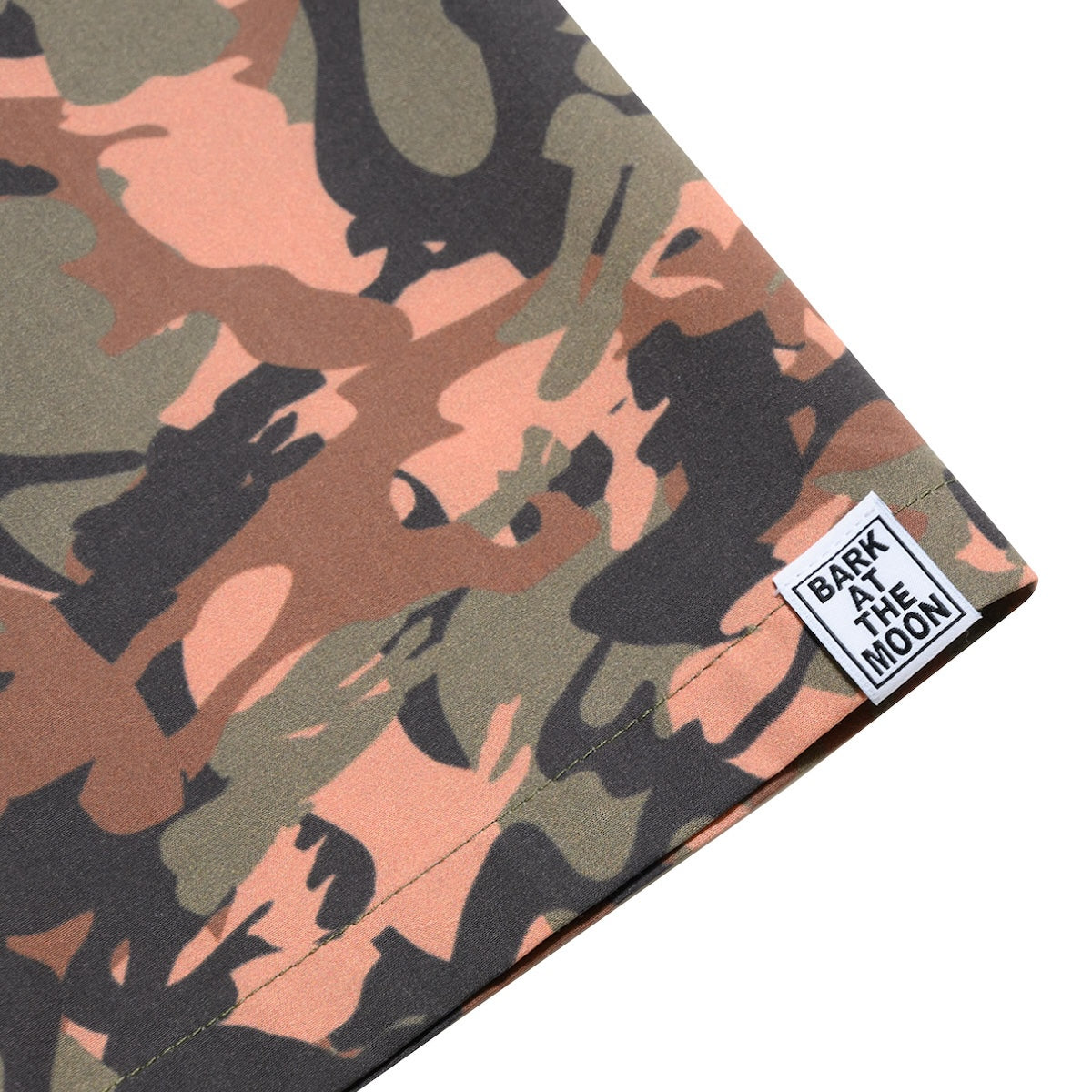 camouflage_open collar shirt