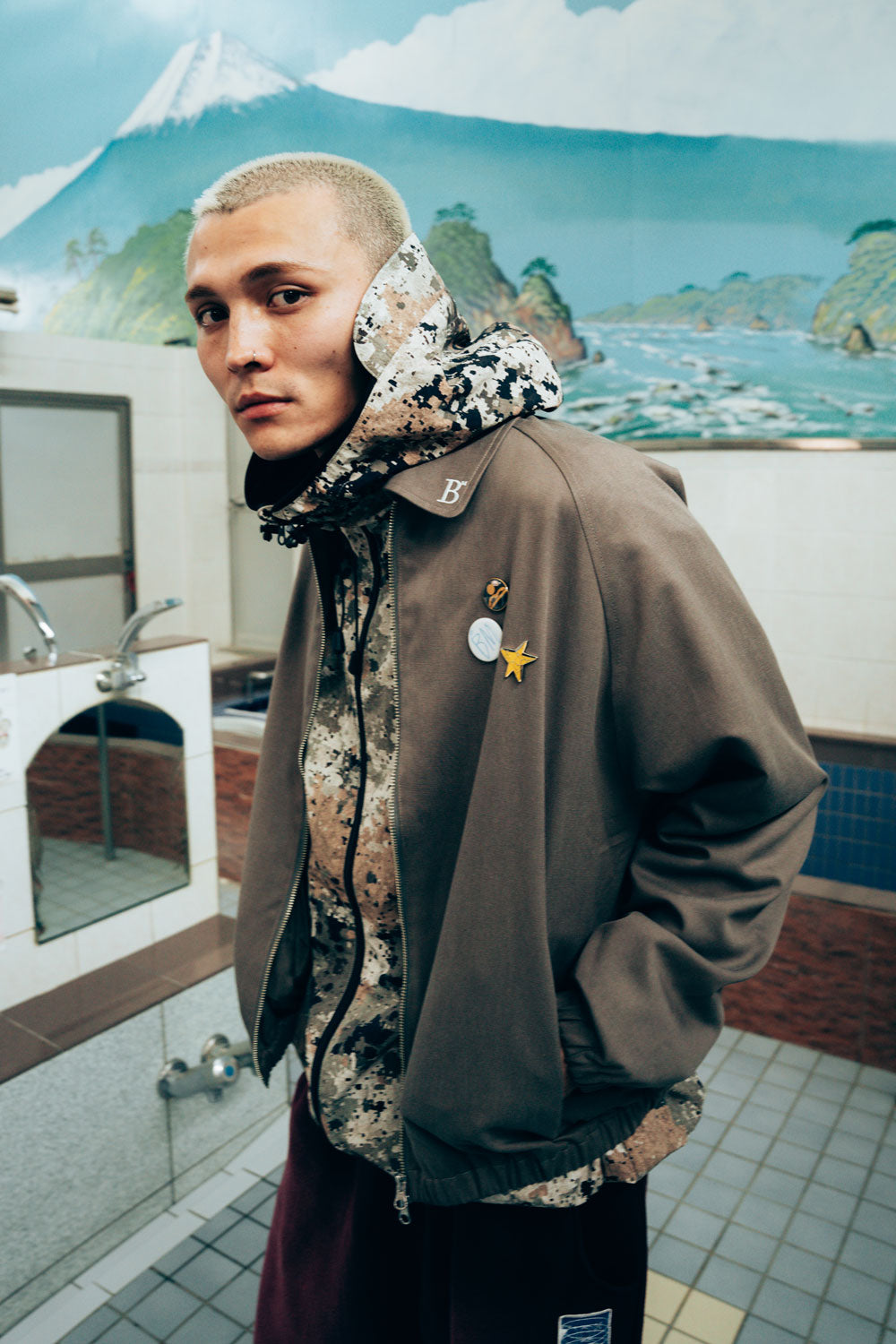 <予約>MULTI PATTERN MOUNTAIN PARKA