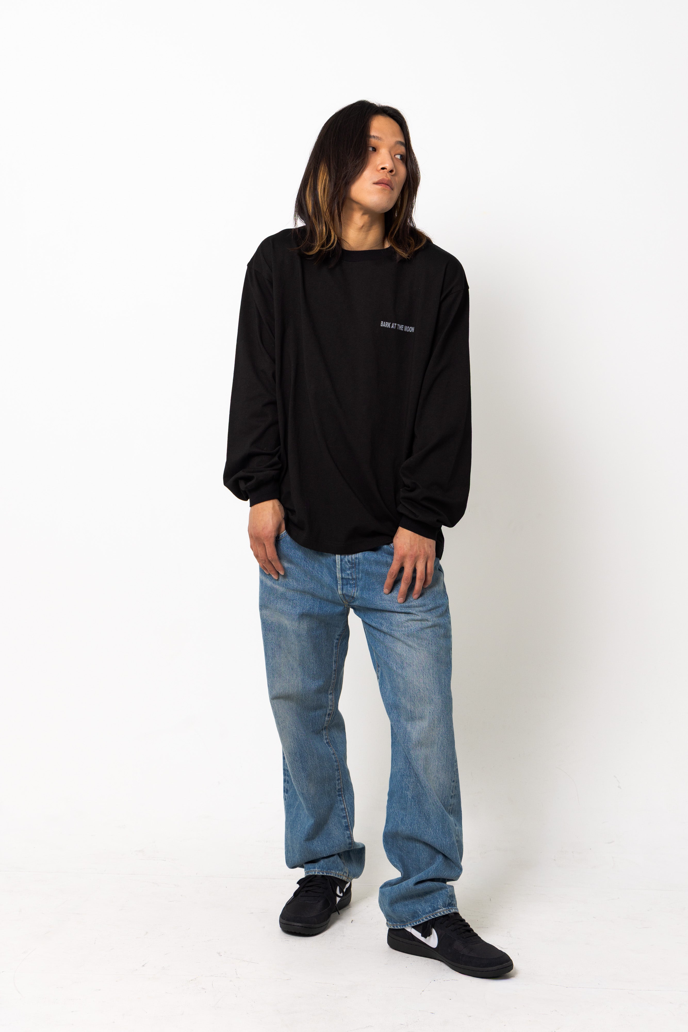 scorpion logo long sleeve tee