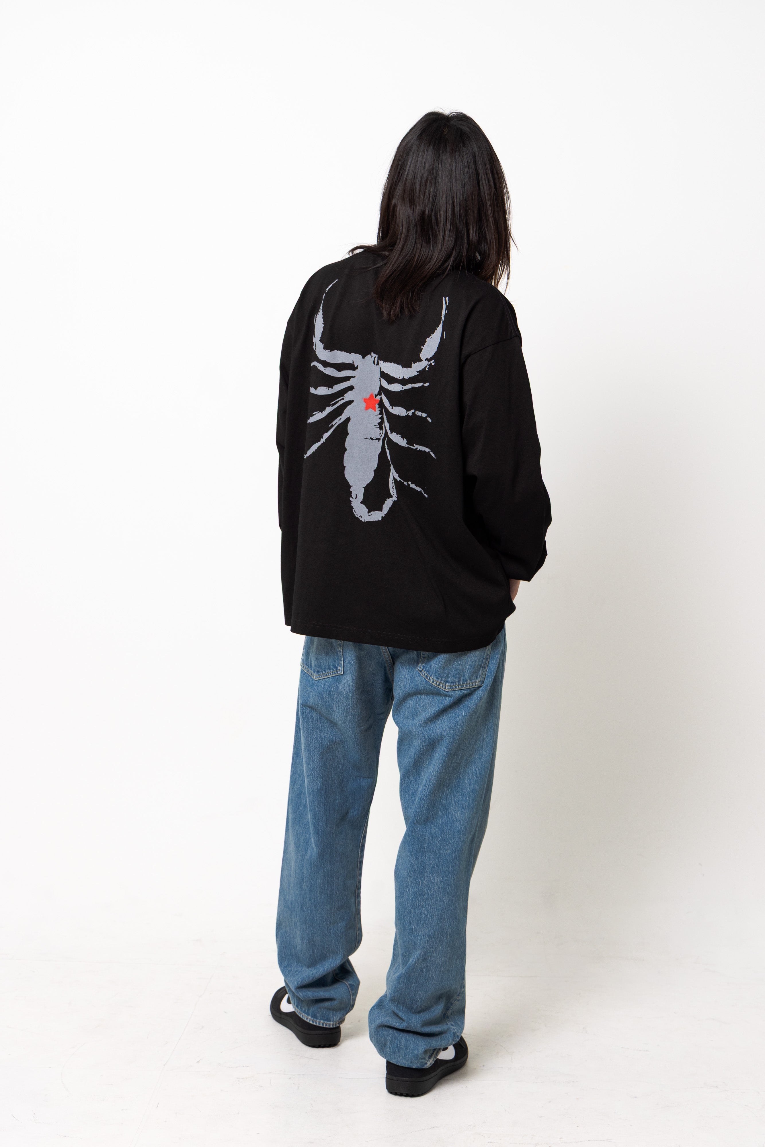 scorpion logo long sleeve tee