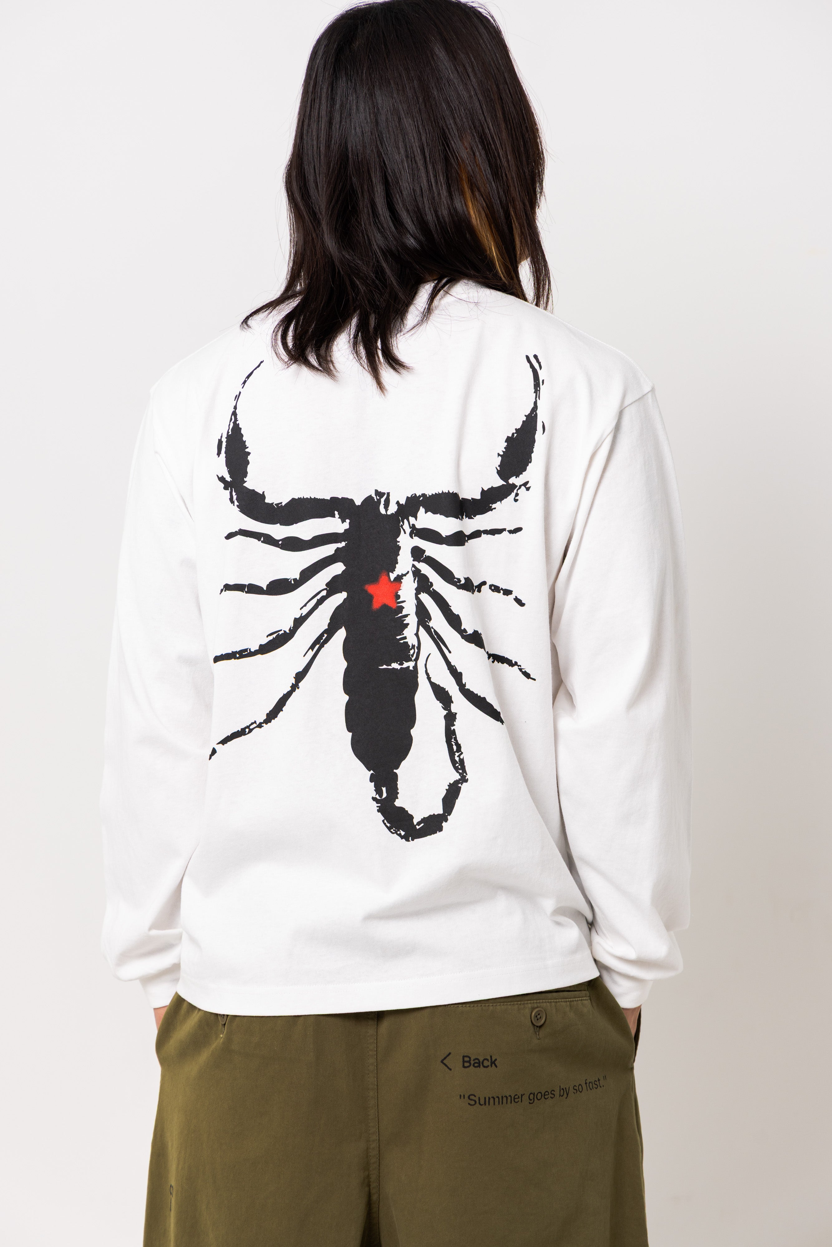 scorpion logo long sleeve tee